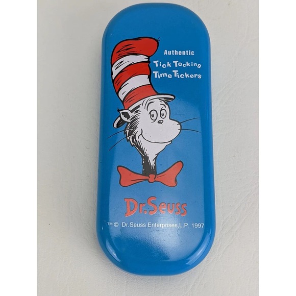 Vintage Dr. Seuss Cat in the Hat Watch Authentic T ick Tock Time Tickers - Picture 8 of 9